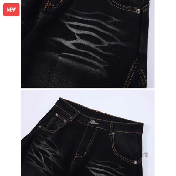 Wide Leg Barrel Jeans High Waist Baggy Denim Pants Streetwear - Picture 8 of 8